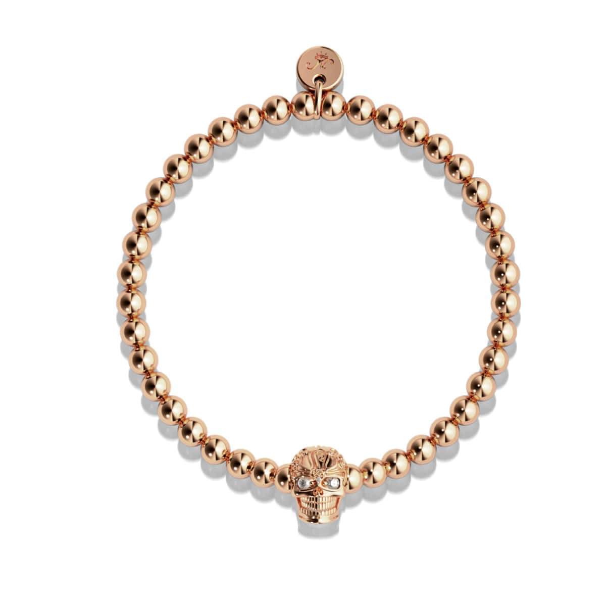Calavera | 18 Karat Roségold | Kristallschädel
